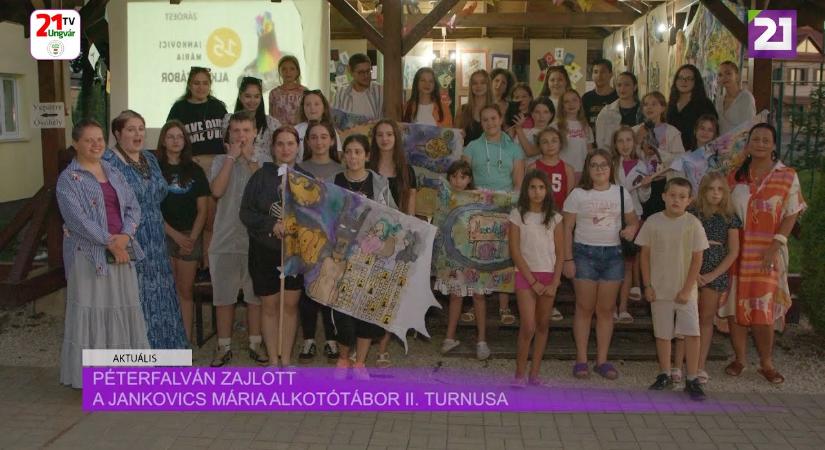 Aktuális (2025.08.16) - Péterfalván zajlott a Jankovics Mária Alkotótábor II. turnusa (videó)