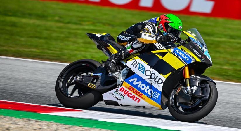 Történelmi eredmény: negyedik lett Varga Tibor a MotoE-világbajnokság ausztriai futamán!