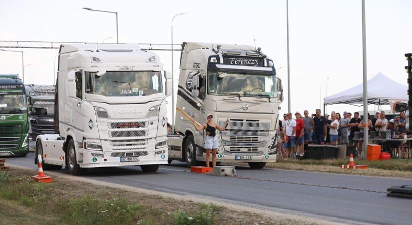 Truck Fest: Gyorsulási verseny a Söptei úton - sok- sok fotóval