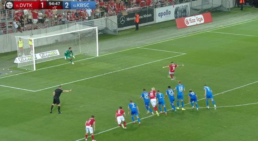 Rémálomszerű kezdés után a sírból mentett pontot a Diósgyőr