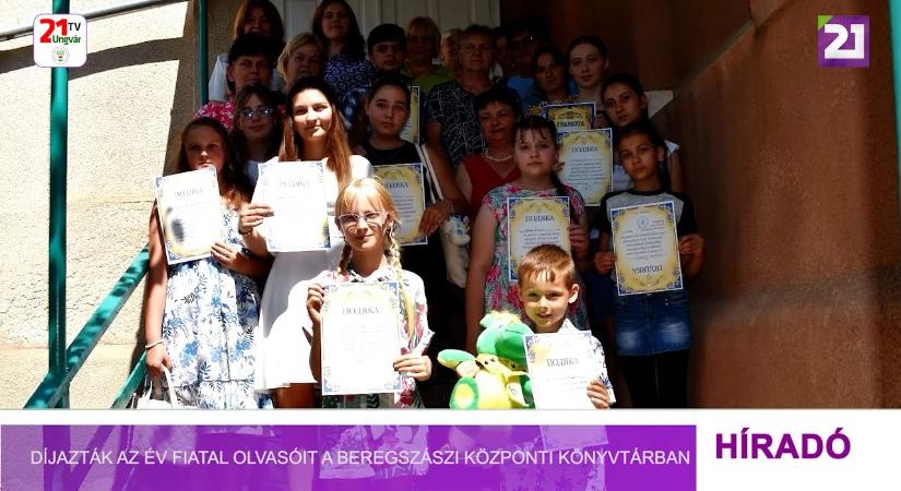 Díjazták az év fiatal olvasóit a Beregszászi Központi Könyvtárban (videó)