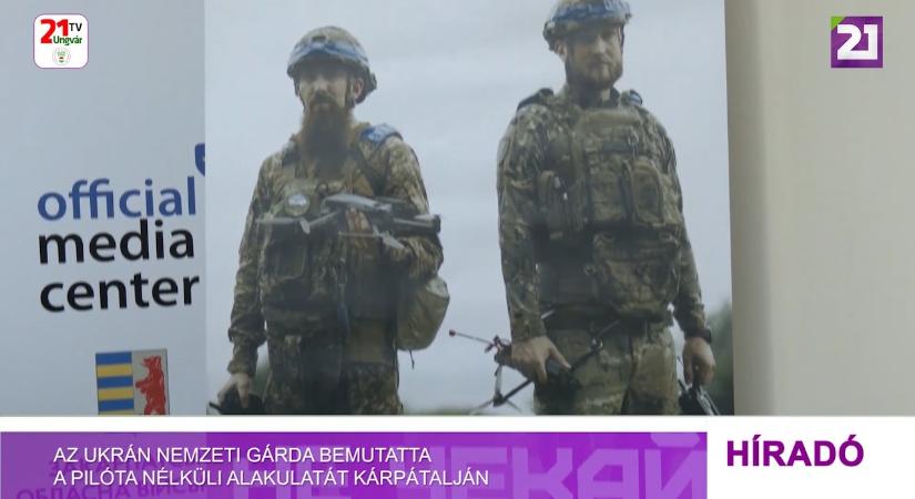Az Ukrán Nemzeti Gárda bemutatta a pilóta nélküli alakulatát Kárpátalján (videó)