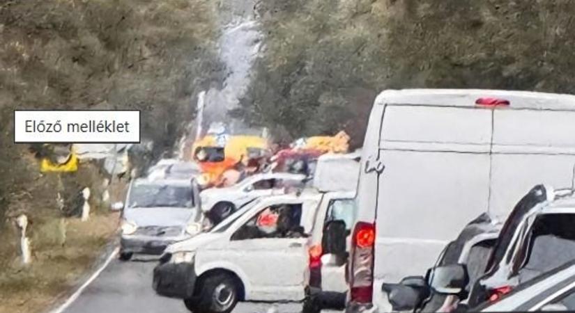 Kétkerekűek ütköztek össze a 37-es főúton - fotókkal