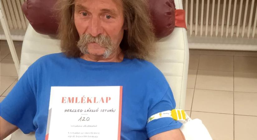120-szoros véradó jubilált Vásárhelyen