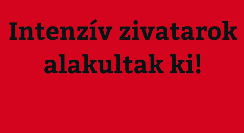 A Dunától keletre több intenzív zivatar is van!