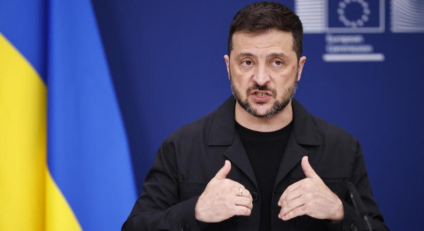 Volodimir Zelenszkij az orosz légicsapások leállítását sürgette washingtoni tárgyalásai előtt