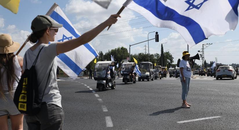 Országszerte tüntettek Izraelben a gázai háború befejezéséért