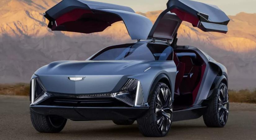 Tekintetmágnes szárnyas ajtós jövőautóval sokkol a Cadillac