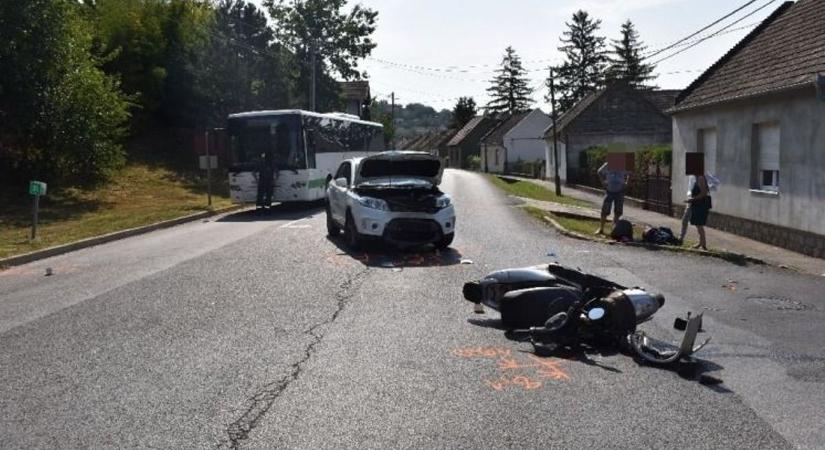 Életveszélyben a motoros – megszólalt a bonyhádi baleset érintettje