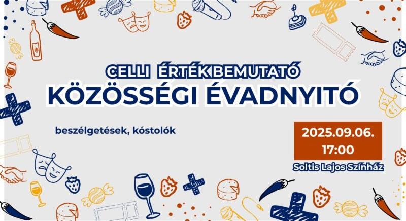 Rendhagyó közösségi évadnyitóval vár a Soltis Lajos Színház