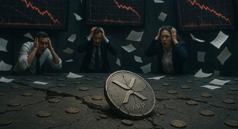 Az XRP 3 dollár alá csúszott a 465 millió dolláros kriptós vérfürdő közepette