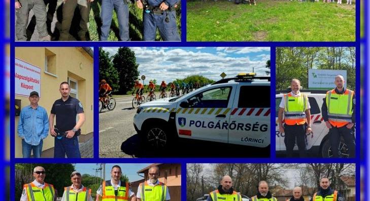 Szolgálatban a Lőrinci Polgárőrök 