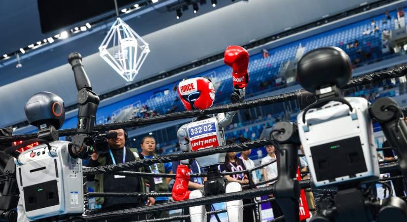 Robotok küzdöttek emberi sportokban