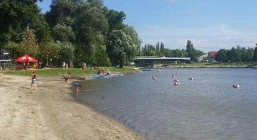 Bezár az Aranypart I. szabadstrand Győrben