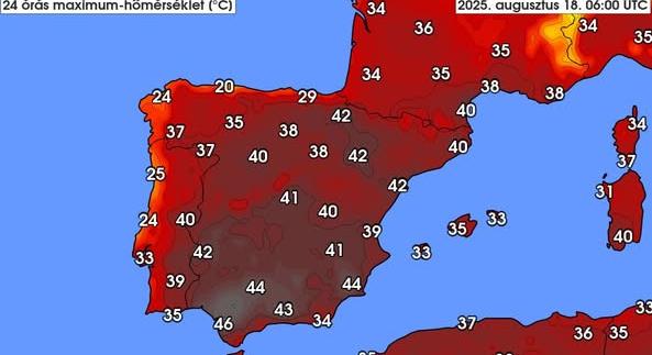 Egyszerre megsül és szétfagy Európa: hihetetlen adatok jönnek, van, ahol 46 fok van