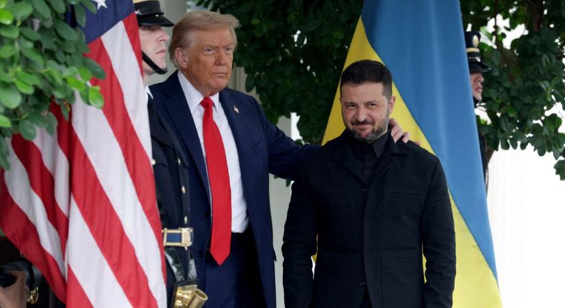 Trump–Zelenszkij-találkozó: az ukrán elnök öltönyben érkezett a Fehér Házba – frissül