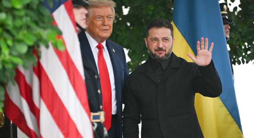 Megérkeztek az európai vezetők a Fehér Házba, Zelenszkij a háború kitörése óta először öltönyt húzott