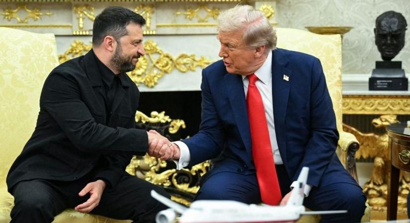 Folytatódik a történelmi találkozók sorozata, ezúttal Zelenszkijjel tárgyal Trump