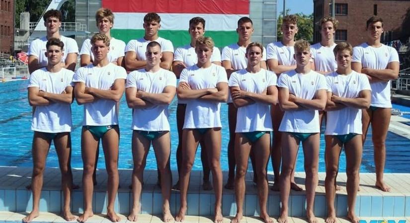 Győzelemmel nyitott a szolnokiakkal felálló U18-as vízipólócsapatunk az EB-n