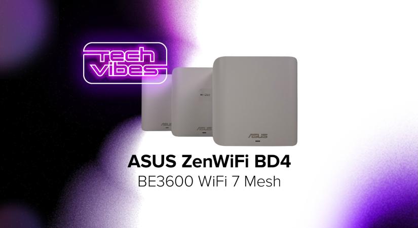 Kompakt Mesh rendszer otthonra jó áron, akár Starlink hálózathoz is - Asus ZenWiFi BD4 BE3600 WiFi 7 Mesh - Tech Vibes