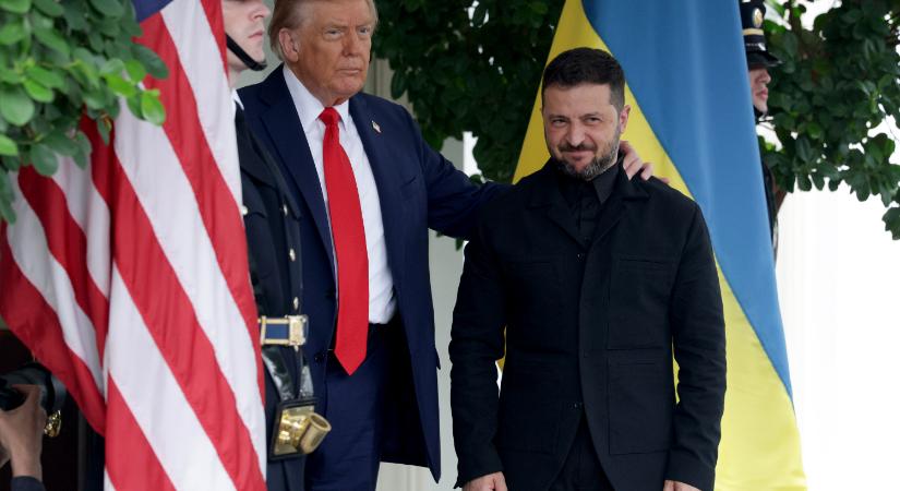 Ennek az öltönynek különleges jelentése volt Trump és Zelenszkij találkozóján