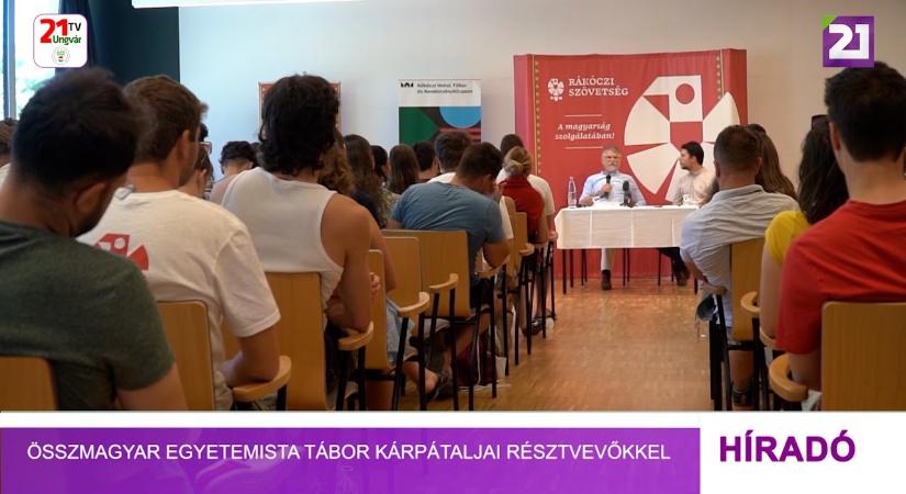 Összmagyar egyetemista tábor kárpátaljai résztvevőkkel (videó)