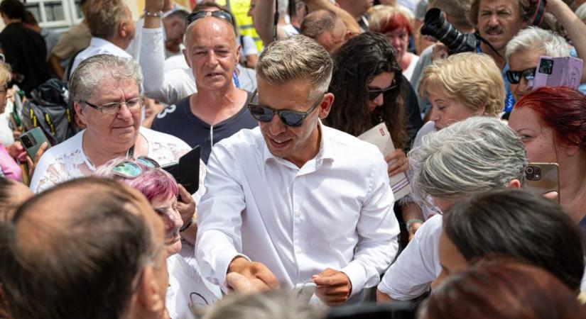 Toroczkai László várta Dorogon Magyar Pétert