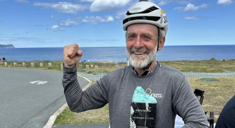 Szőnyi Ferenc: A 60 éves sportember, aki új rekorddal zárta a világ egyik legkeményebb kerékpárkihívását
