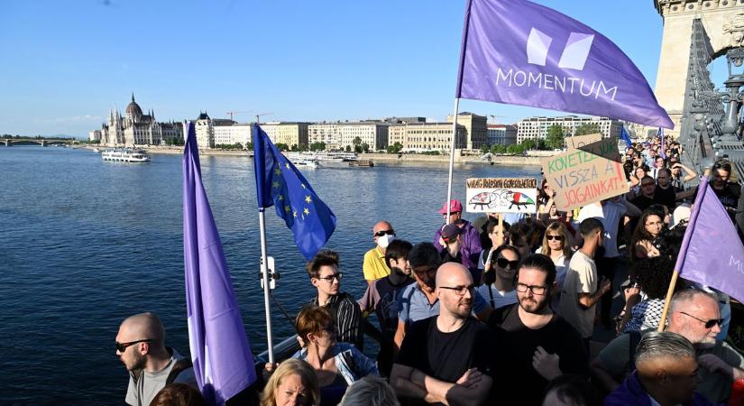 A balliberális hátország segítségével kampányol a kormány ellen a Momentum