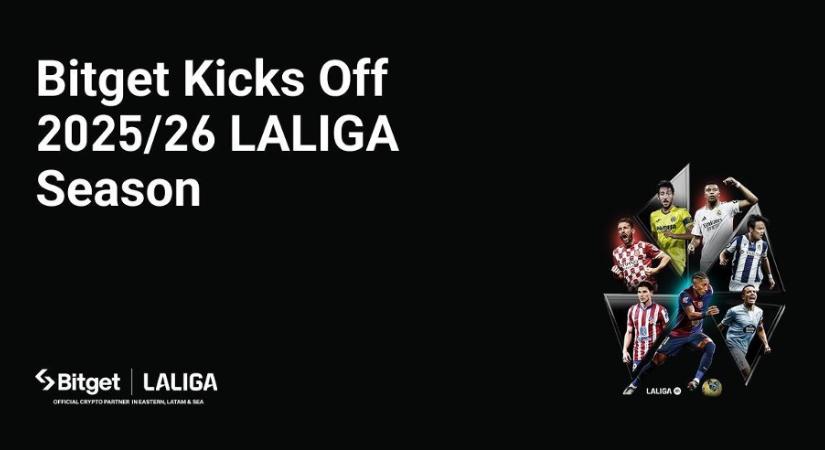 A Bitget elindítja a 2025/26-os LA LIGA szezont a „Back in Play, Bitget Way” kampánnyal