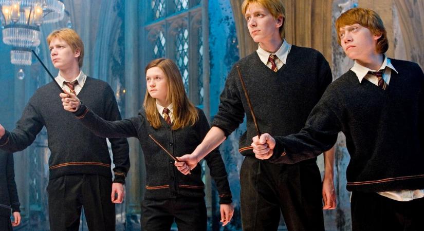 Megtalálták a Harry Potter-sorozat Weasley-testvéreit, meg is osztottak róluk egy családi képet