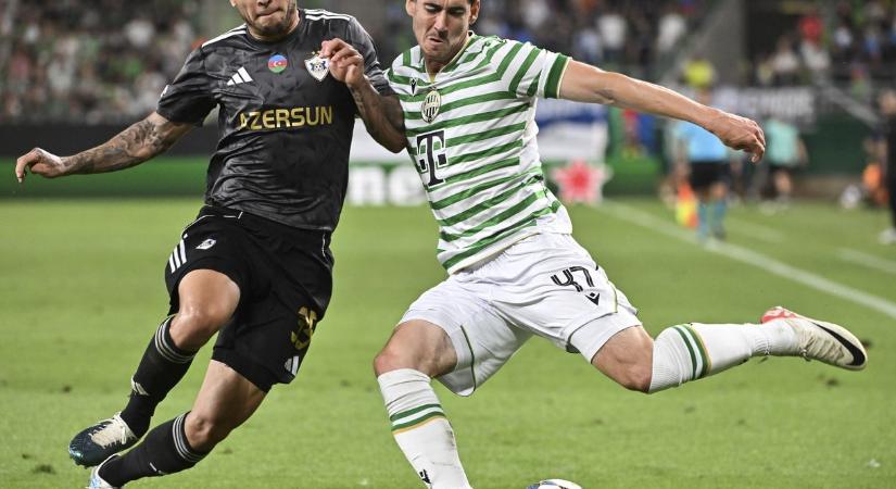 Távolabb került a Fradi a BL-főtáblától: hazai pályán 3-1-re kikapott az azeri Qarabagtól