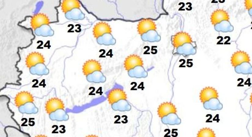 Így alakul az időjárás az augusztus 20-án