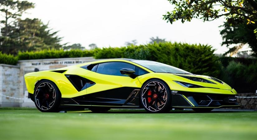 Lélegzetelállító Lamborghinik a múltból, jelenből és a jövőből a Pebble Beach Concours d’Elegance-on