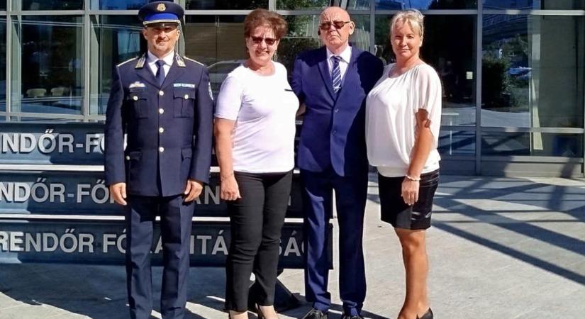 Elismerésben részesültek a Békés vármegyei rendőrség munkatársai