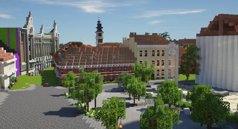 Épül-szépül a Budai Várnegyed… csak épp a Minecraft-ban!