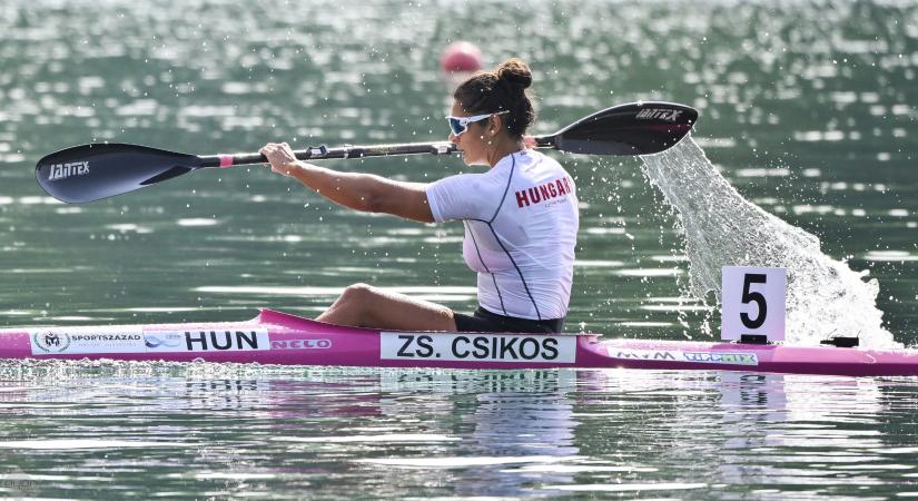 Kajak-kenu vb: Csikós Zsóka futamgyőzelemmel döntős