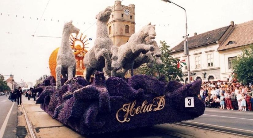 Táncosok, virágkocsik a 80-as évekből: majd' 40 éve is nagyot szólt a Debreceni Virágkarnevál – fotókkal