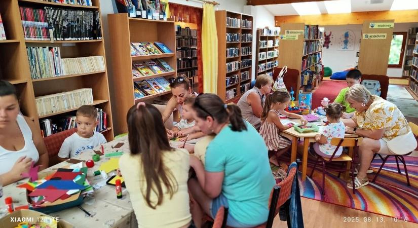 A könyvek és a könyvtár szerelmesei nyáron sem maradtak program nélkül Barcson