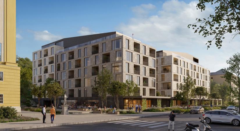 Az SPP Architecture megvételben részesült pályaműve az MSZMP egykori Villányi úti pártépületének helyszínére kiírt pályázaton