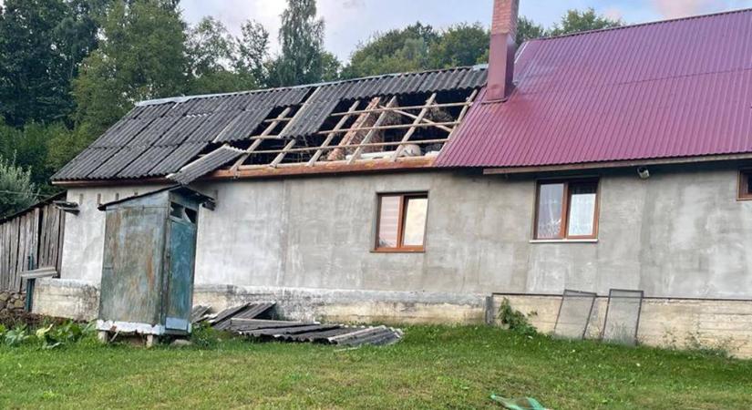 Orosz drón zuhant le a Huszti járásban