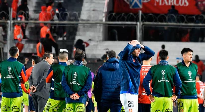 Nézőtéri tömegverekedés miatt félbeszakadt az argentin-chilei párharc