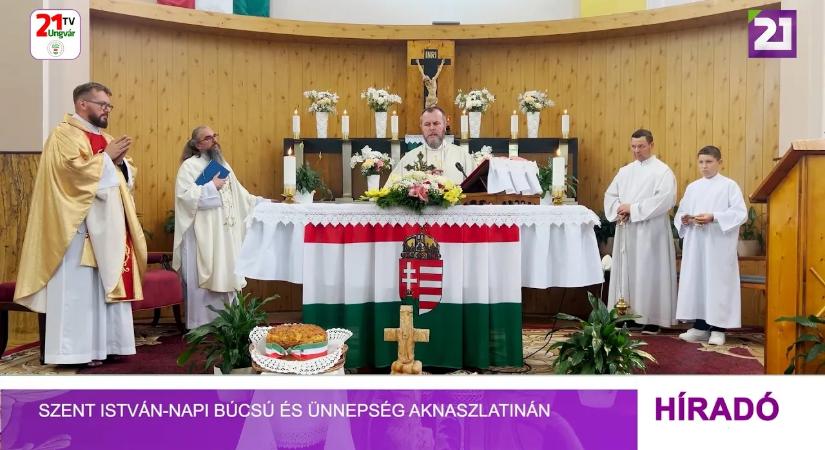 Szent István-napi búcsú és ünnepség Aknaszlatinán (videó)