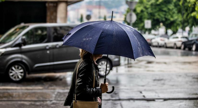 Záporok, zivatarok pattantak ki: durva változás az időjárásban