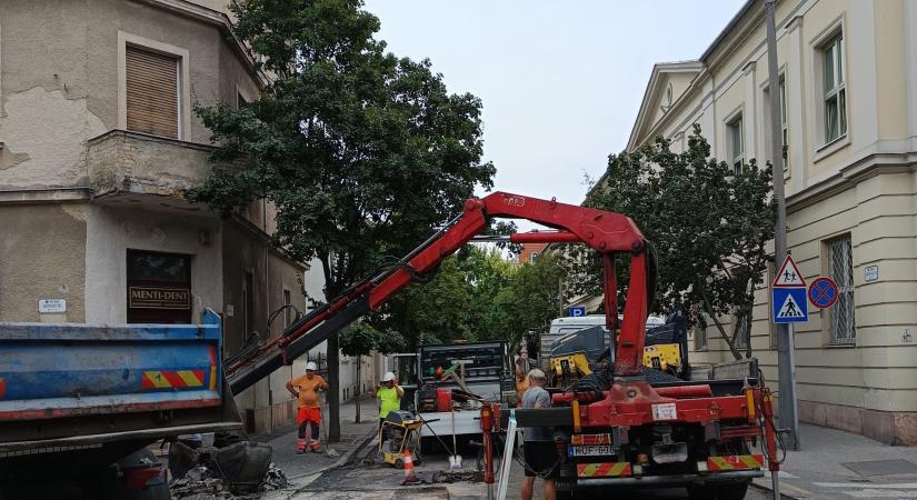 Gárdonyi és Tihanyi út: iskolakezdésre elkészül