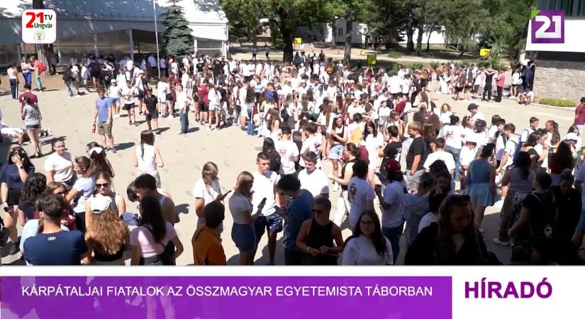 Kárpátaljai fiatalok az Összmagyar Egyetemista Táborban (videó)