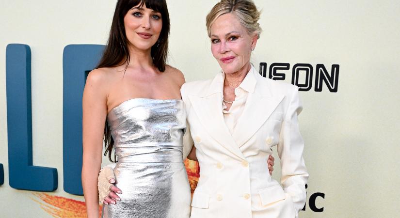 Mi történt Melanie Griffith arcával? – friss képen a lányával, Dakota Johnsonnal a vörös szőnyegen