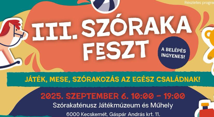Szóraka Feszt 2025 Kecskemét