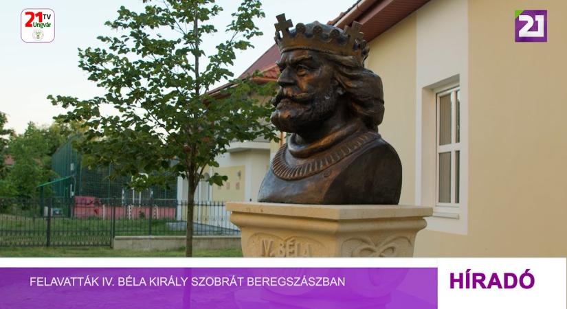 Felavatták IV. Béla király szobrát Beregszászban (videó)