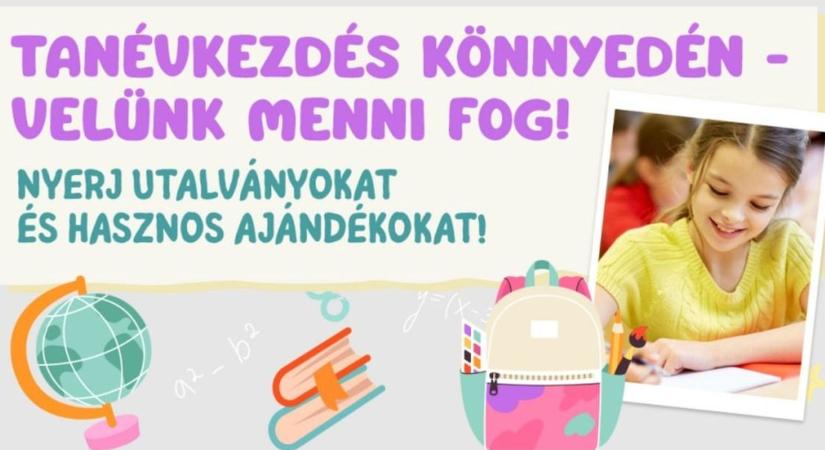 Tanévkezdés könnyedén – Játssz velünk te is!
